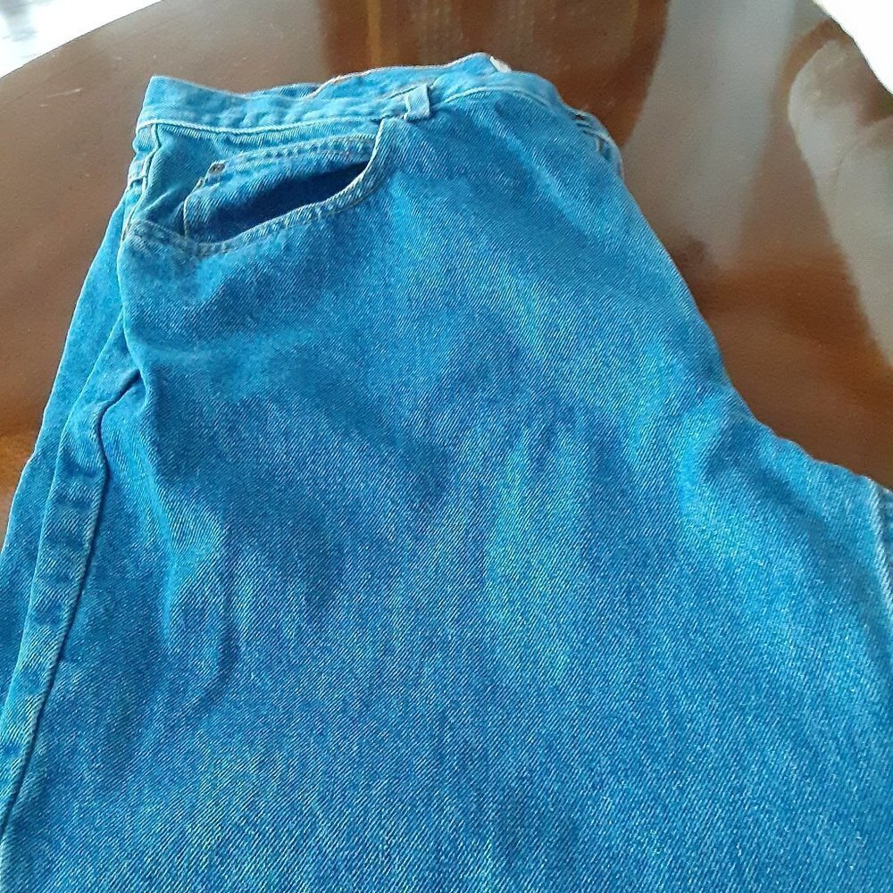 L.L. Bean 40x30 Natural Fit Straight Leg Blue Jeans.